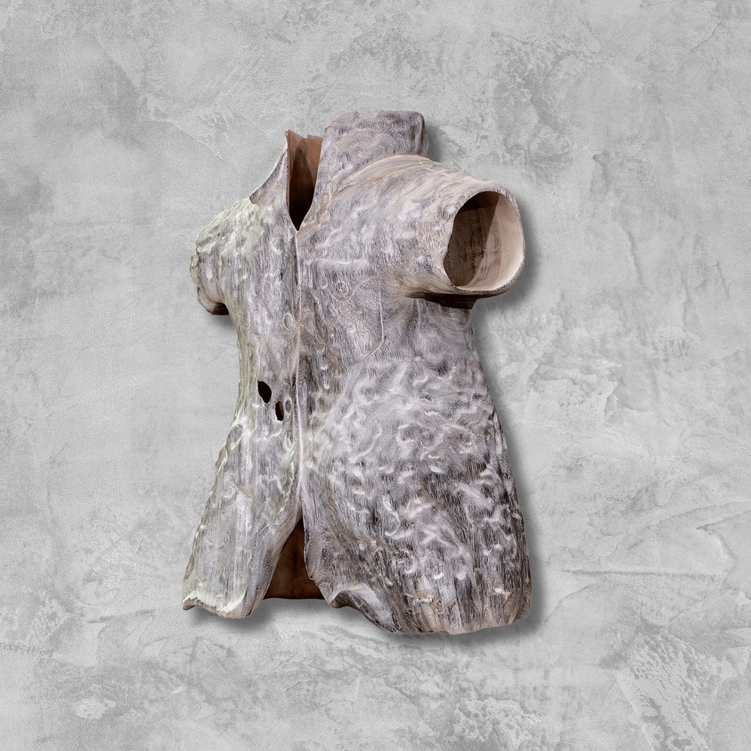 a wooden outer cloth wear